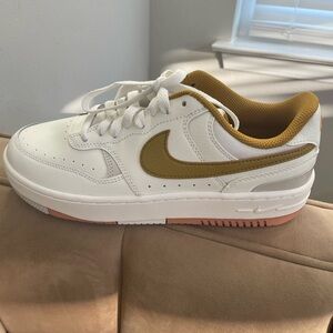 NIKE GAMMA FORCE White and Bronze Nike Women’s Sneakers